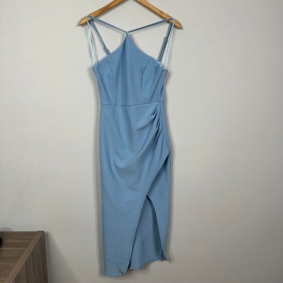 Hello Molly Blue Boldly Stood Midi Dress - Picture 3 of 12